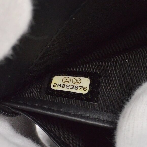 Chanel Black Calfskin Zip Around Long Wallet - Picture 9 of 9